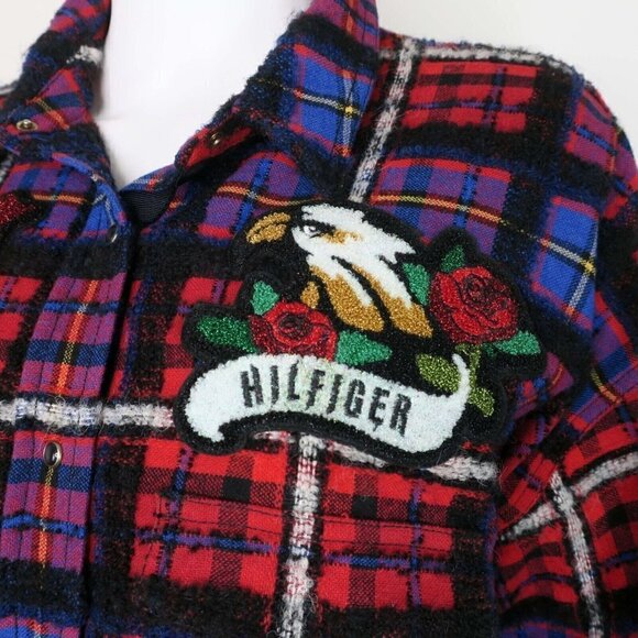 Tommy Hilfiger Collection Tartan Fringe Shirt 2017 Fall Runway $495 Women's 10 - Picture 3 of 9